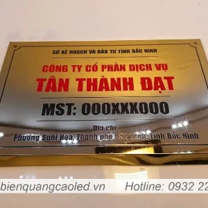 Bang hieu cong ty tai Ha Noi