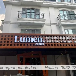 Bien quang cao quan cafe