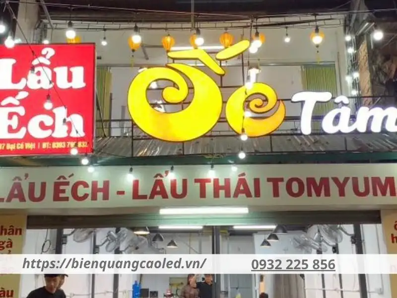 Biển hiệu nhà hàng mang lại nhiều lợi ích khác nhau