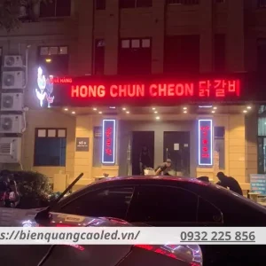 Biển led nháy điện tử cho nhà hàng