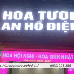 biển quảng cáo cửa hàng hoa