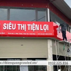 Lưu ý khi thiết kế, thi công biển quảng cáo tạp hoá