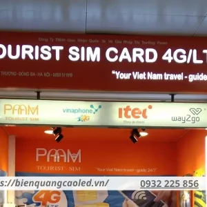 Biển quảng cáo dịch vụ du lịch giúp định vị thương hiệu rõ ràng
