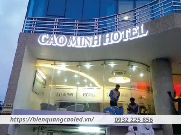 Biển đèn LED mang lại hiệu quả cao trong xây dựng thương hiệu khách sạn