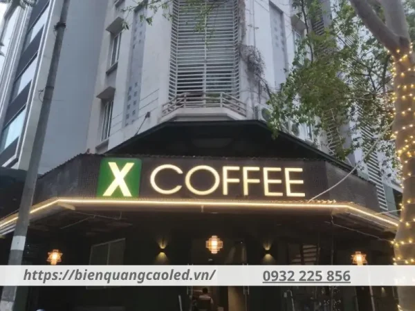 biển quảng cáo quán cafe