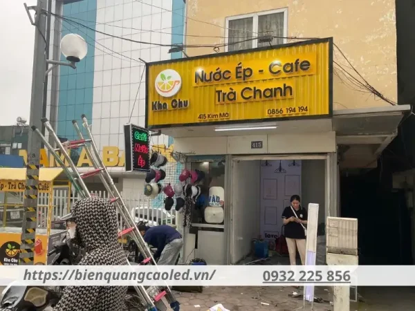 Trang Phát - Đơn vị thiết kế và thi công biển quảng cáo quán cafe uy tín