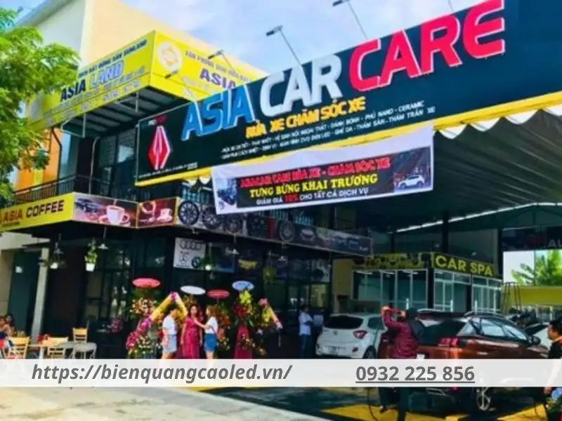 Nên chọn biển quảng cáo rửa xe ô tô có màu sắc phù hợp