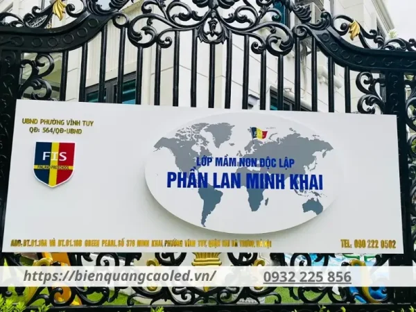 biển quảng cáo trường học đẹp