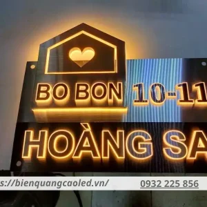 Biển số nhà LED được nhiều người yêu thích, lựa chọn