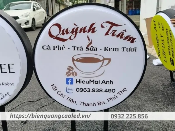 Biển quảng cáo tròn