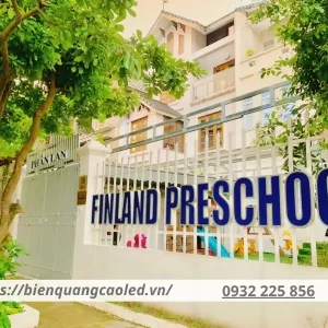 Mẫu biển quảng cáo trường mầm non đẹp 2025