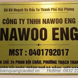 Bang Hieu Ten Cong Ty Chat Lieu Alu In UV