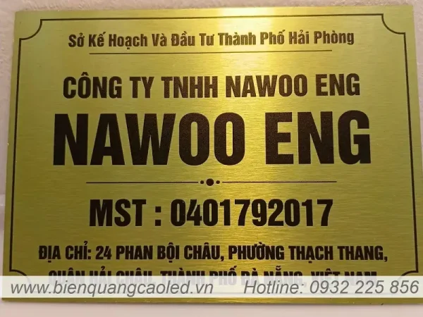 Bang Hieu Ten Cong Ty Chat Lieu Alu In UV
