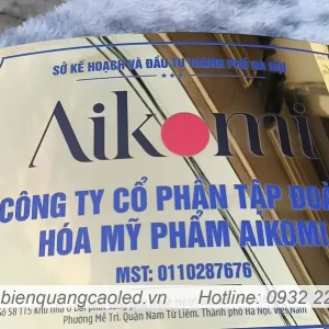 Bien dong inox chan cong cong ty