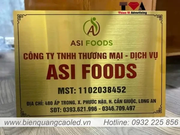 Lam bien hieu cong ty inox an mon