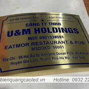 Mau bien cong ty Dong Chan Cong