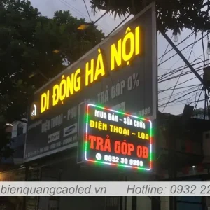bien led cua hang dien thoai