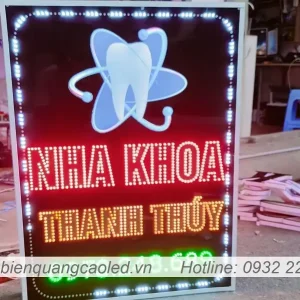 bien quang cao LED phong kham nha khoa