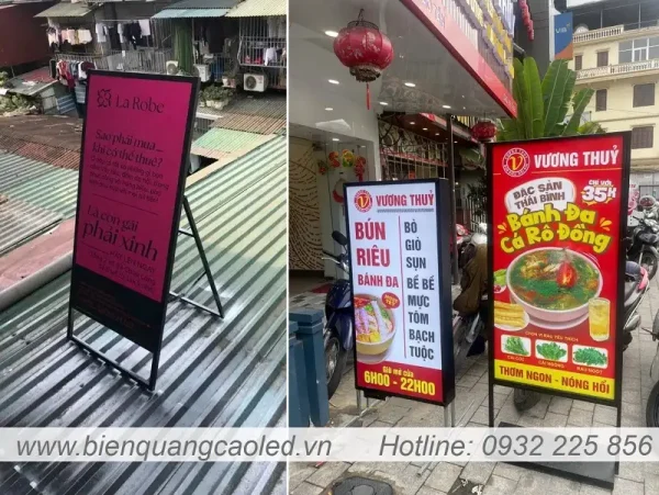standee khung sat tai xuong