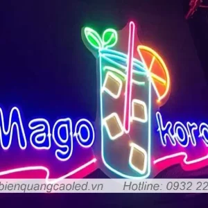 Bang hieu chu led neon phay CNC