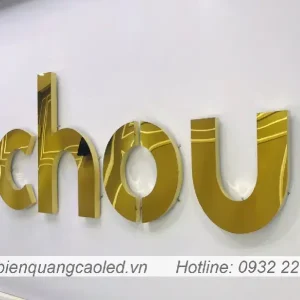 Bang hieu inox vang guong