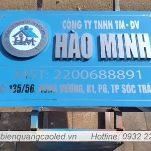 Bien hieu cong ty inox chan vat chu noi