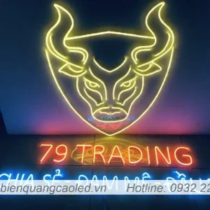 Chu led neon nghe thuat