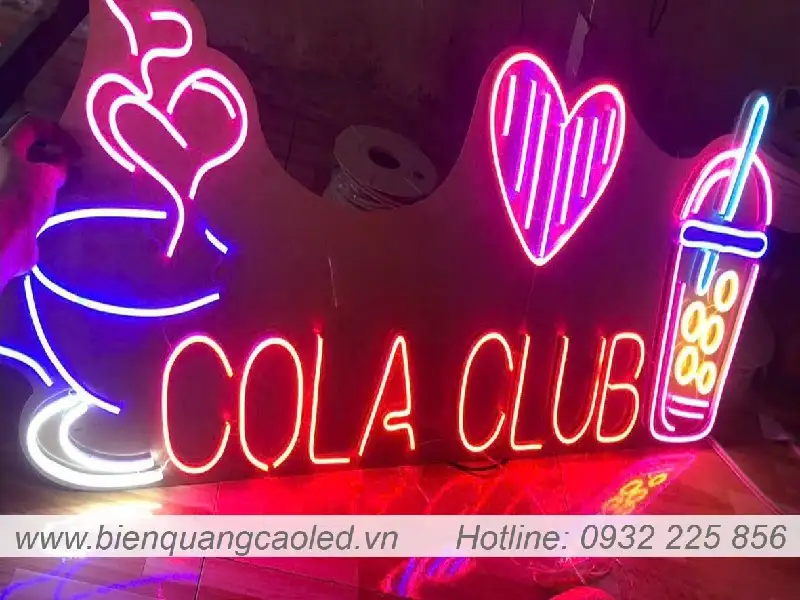 Chu led sang neon
