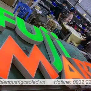 Chu mica in UV Trang Phat