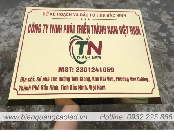 Lam bang ten cong ty inox chan vat