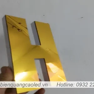 Lam chu alu trang guong
