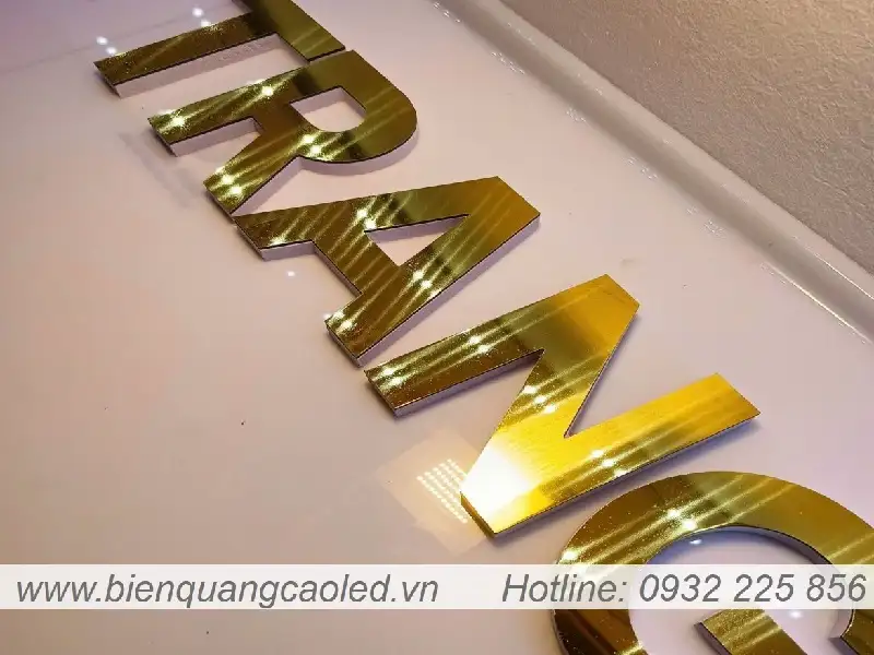 Lap dat chu alu noi 18cm