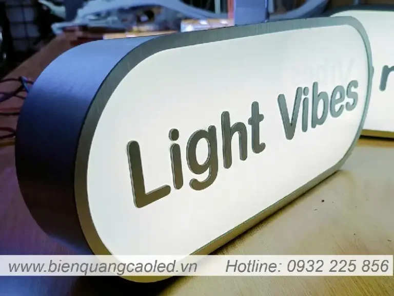 Logo Biển Quảng Cáo Hộp Đèn Lọng Viền