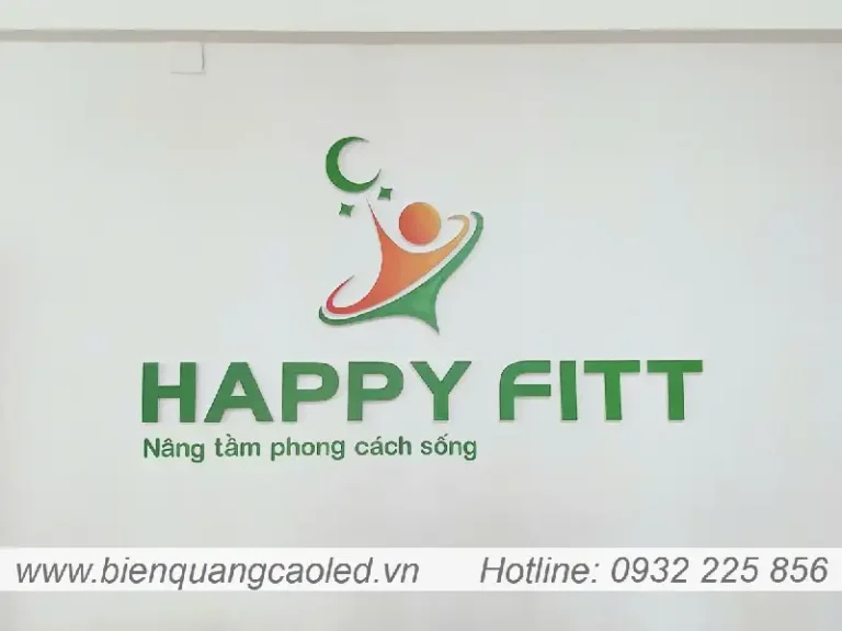 Logo Chữ Nổi Không Sáng Đèn