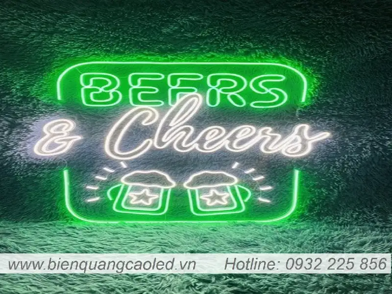 Thi cong chu den led neon