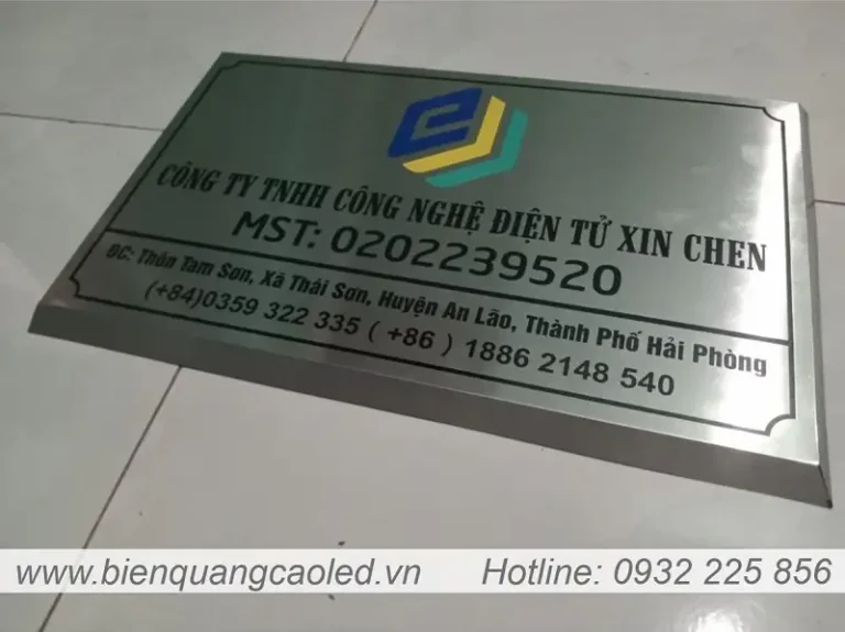 Biển Công Ty Inox Chân Vát