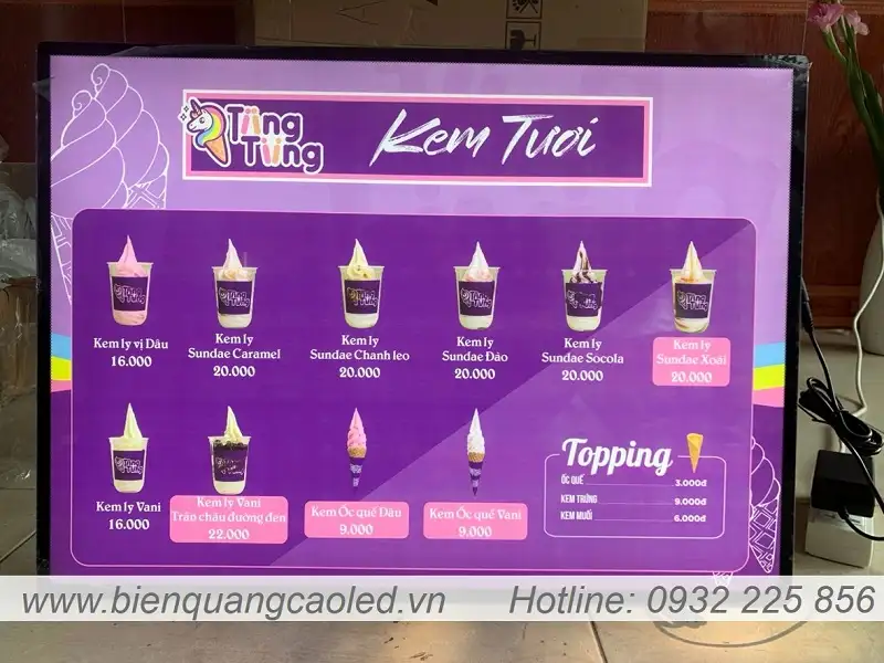 bien quang cao hop den mica