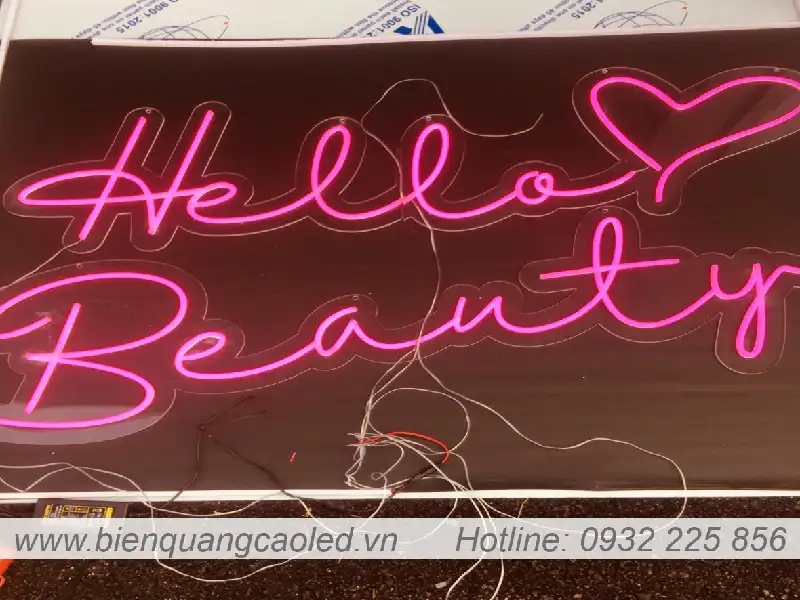 Thi cong chu led neon