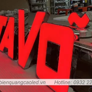 Bang hieu chu mica long vien sang den