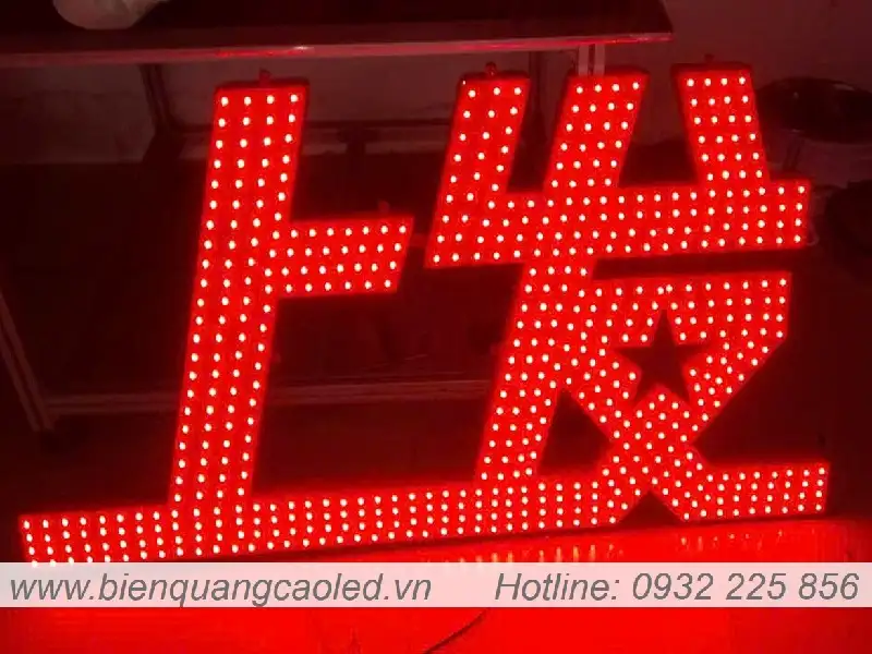 Bao gia chu alu cam bong led dep