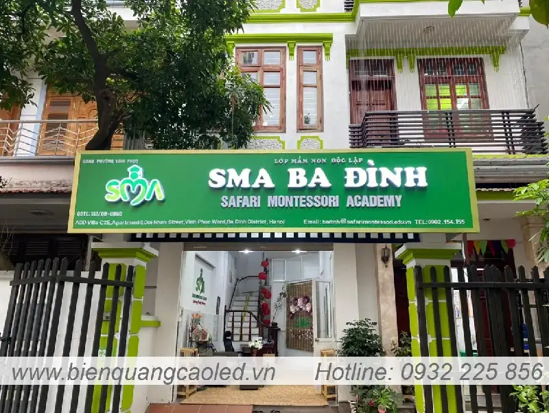 Bao gia thi cong chu noi mica trang sang den dep