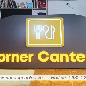 Bien hieu chu mica vang sang den