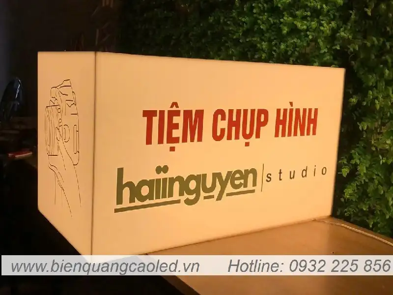 Bien vay hop den led 5 canh Bien vay hop den led 5 canh