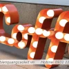 Chu alu cam bong LED