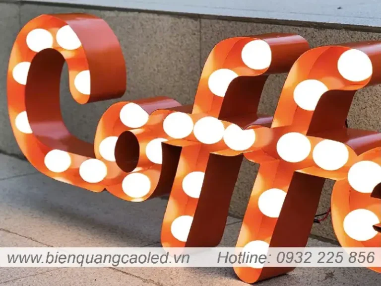 Chữ Alu Cắm Bóng LED