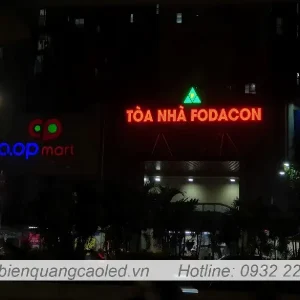 Gia cong chu alu cam bong LED tai Ha Noi