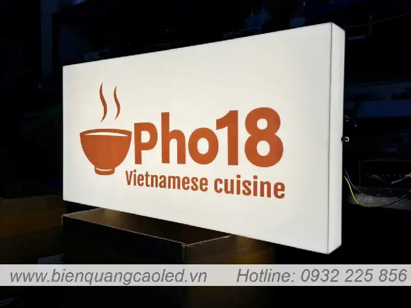 Hop den LED 5 canh Hop den LED 5 canh