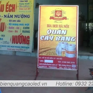 Mau bien quang cao quan bia