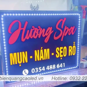 Thi cong bien vay LED nhay am ban