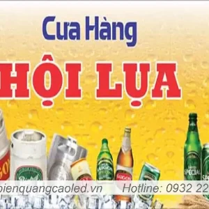 Thiet ke bien quang cao quan bia